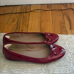 Sam Edelman Glossy Red Ballet Flats